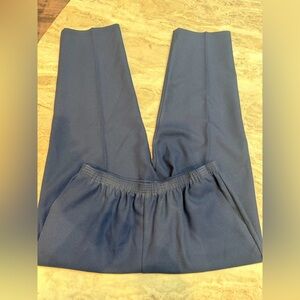 Alfred Dunner Women’s Navy Pull-On Dress Pants Size 16 Elastic Waist USA Made